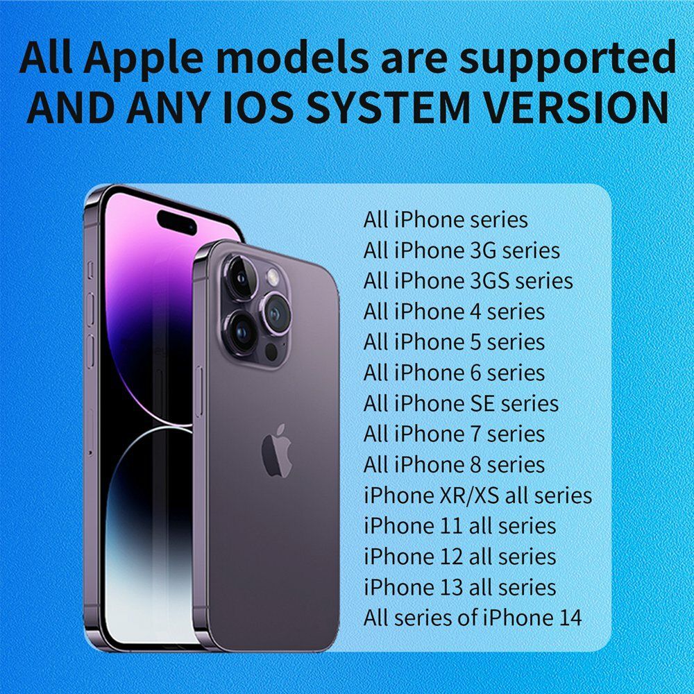 Endoscope Camera For IPhone APPLE 8MM Cars Endoscopic Hard