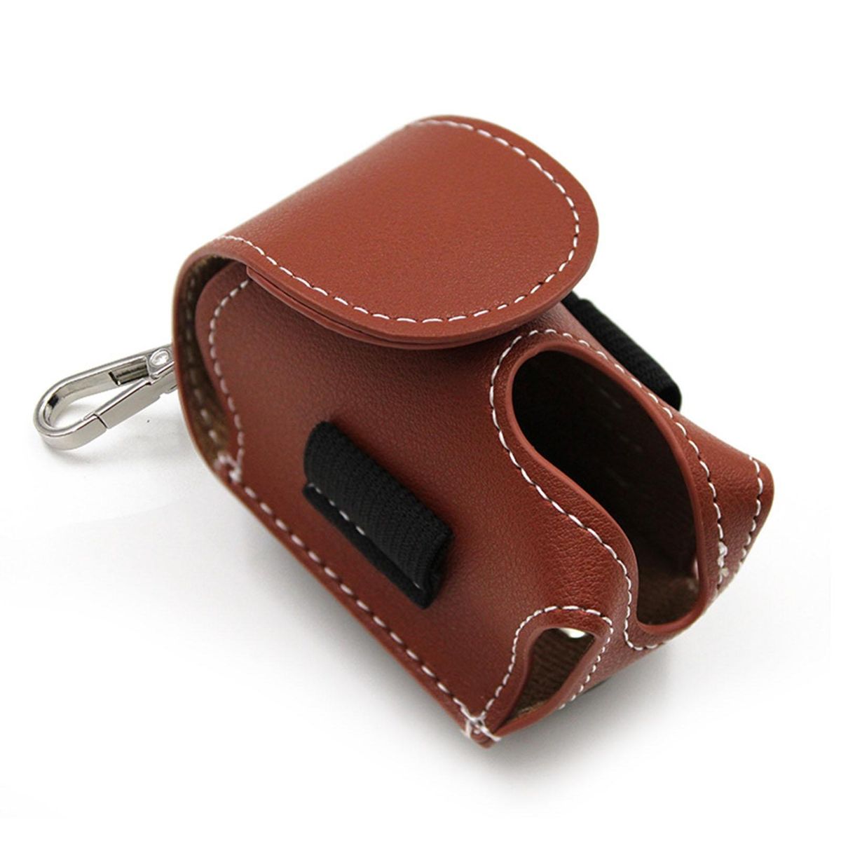 Golf Ball Waist Bag Golf Ball Waist Bag Holder Storage Pouch Brown