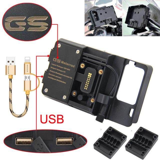 Motorcycle Mobile Phone Navigation Bracket For BMW R1200GS F700 800GS CRF1000L