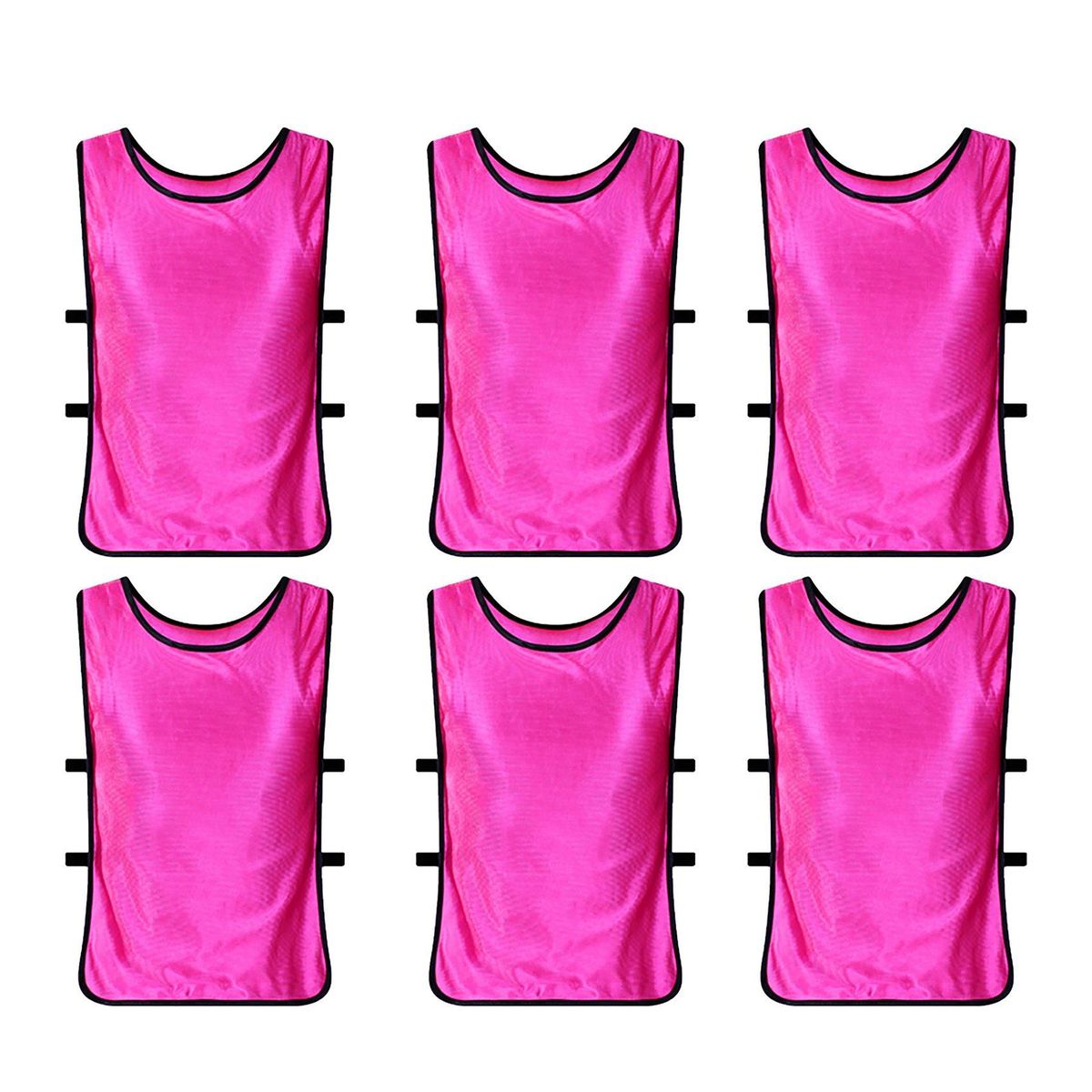 6 Pack Pennies Scrimmage Vests Adult Football Jersey for
