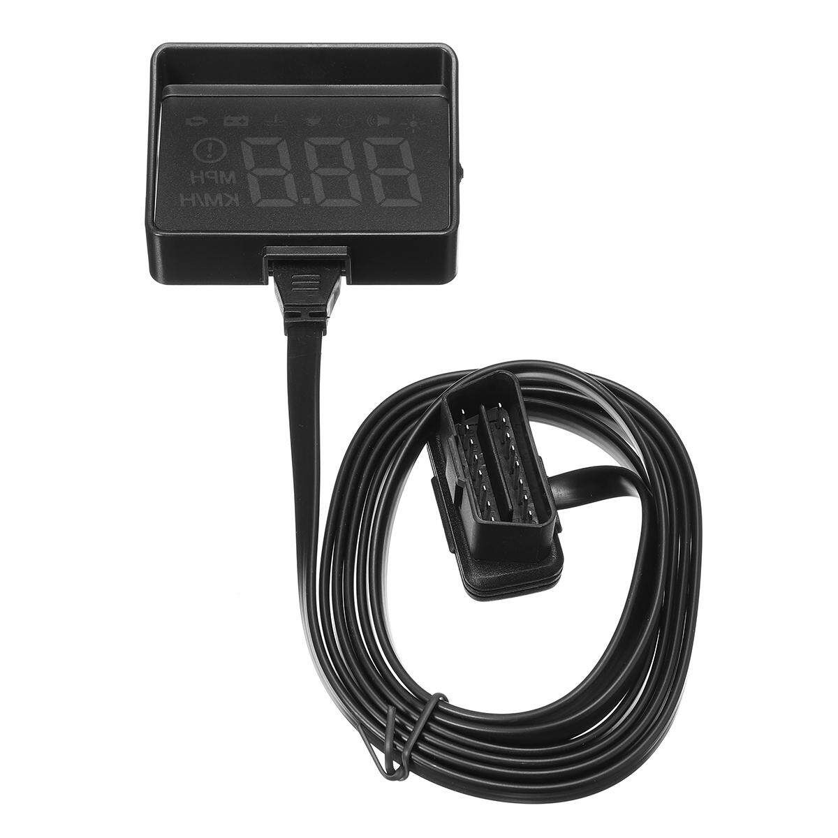 Uinversal Car GPS HUD Head Up Display LCD OBD2 Overspeed Warning System