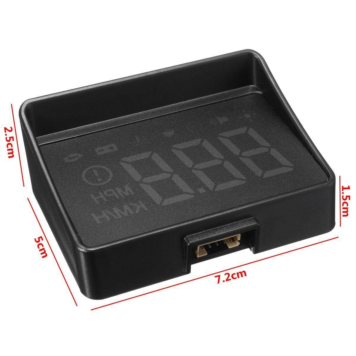 Uinversal Car GPS HUD Head Up Display LCD OBD2 Overspeed Warning System