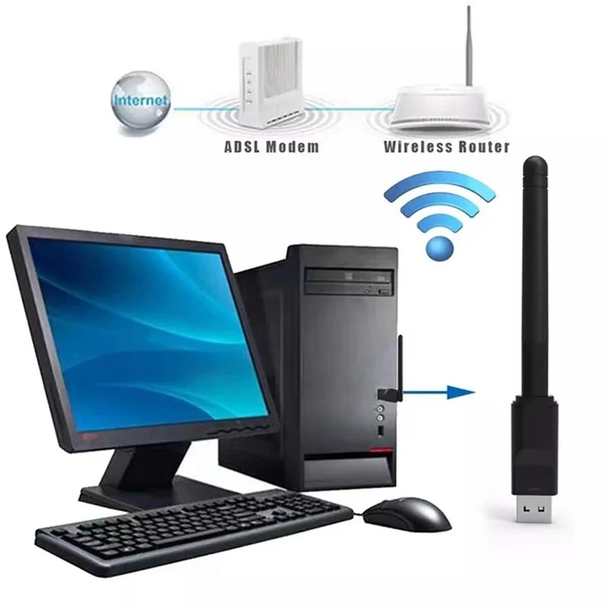 150Mbps 2.4G Ralink-RT8188 Wireless Network Card USB 2DBi WiFi