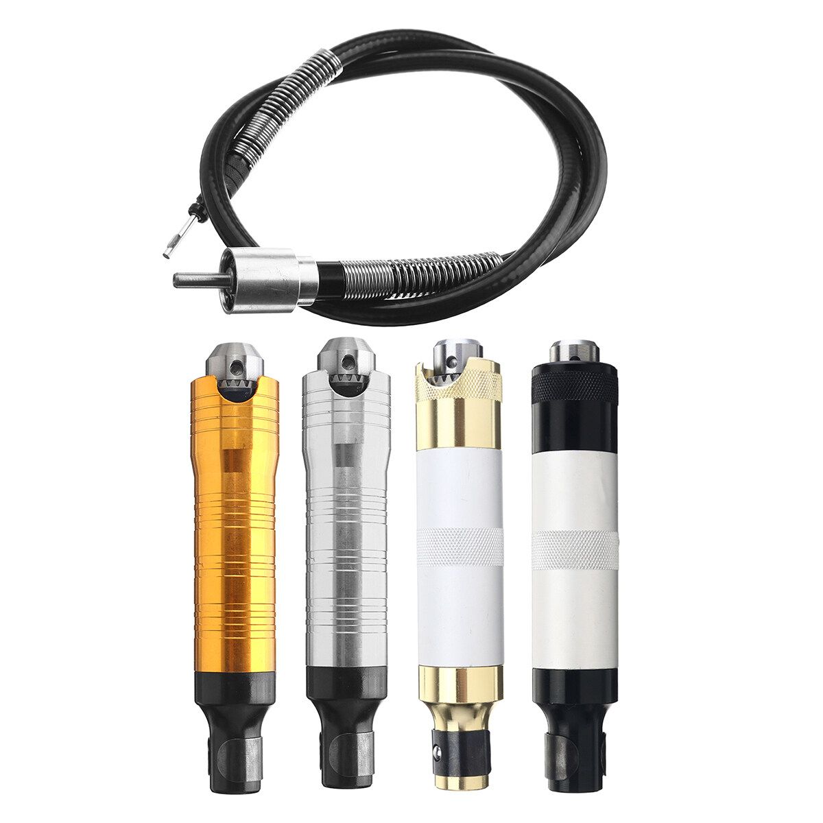 Grinding Machine Handle With Wrench Flexible Shaft For Crane/Electric Grinder 0.3-6.5mm Gold Handle