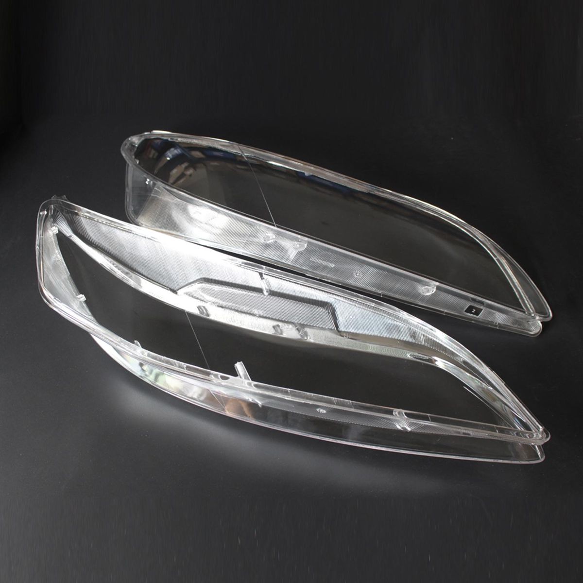 1 Pair Headlight Cover Clear Lens Left & Right Replacement for Mazda 6 2003-2007