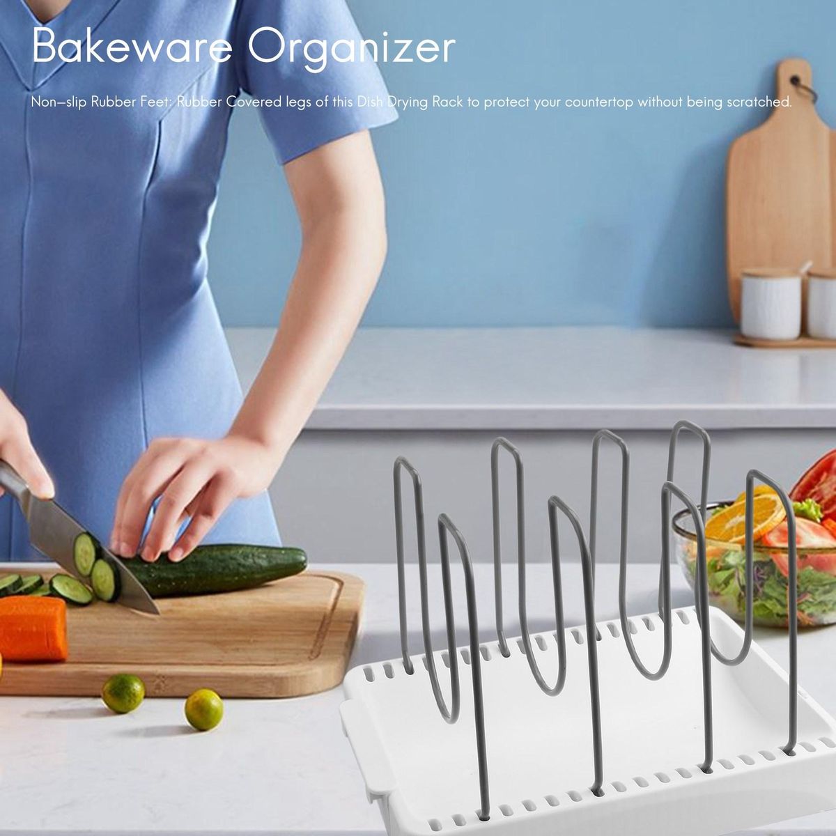 Adjustable Organizer, Organizer for Lid  Cutting Board