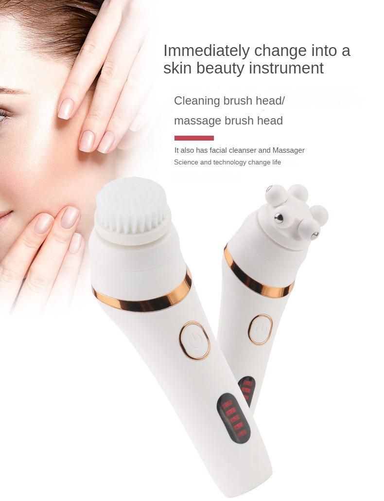 Women's Multifunctional Shaving Face Washer Electric Massager Beauty Three-in-One Beauty Instrument