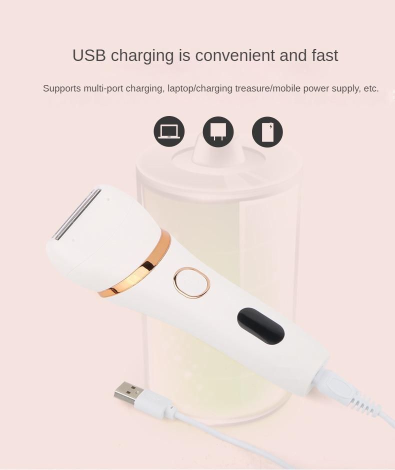 Women's Multifunctional Shaving Face Washer Electric Massager Beauty Three-in-One Beauty Instrument