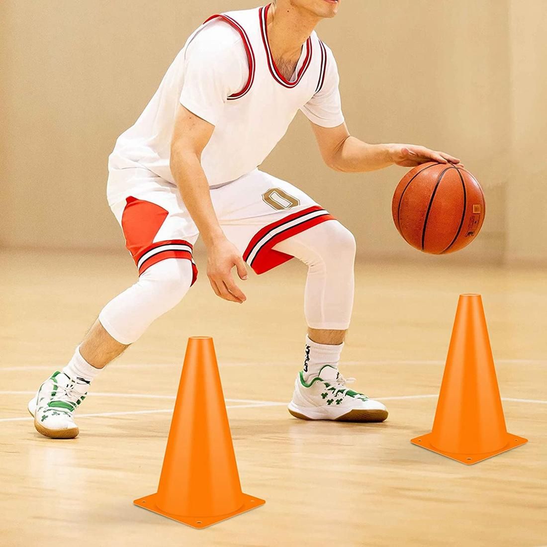 28 Pack Sports Cones,Soccer Cones for Training,Disc Sports