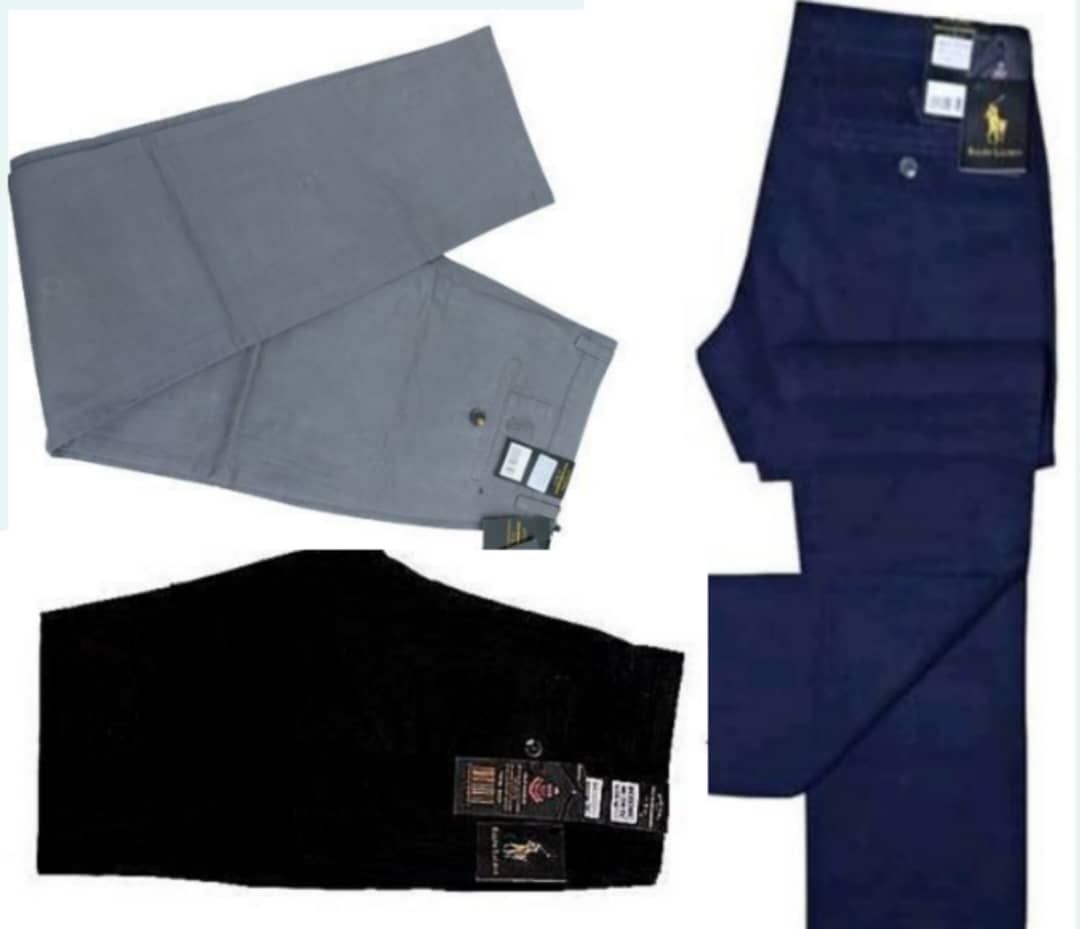 3 In 1  HIGH QUALITY Chinos Trousers For Men- Multi Colour