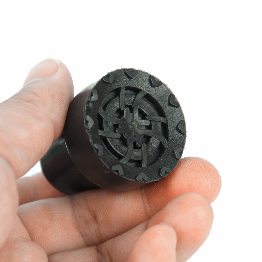 1pcs 19mm Bottom Soft Gum Rubber Pads Walking Hiking Sticks