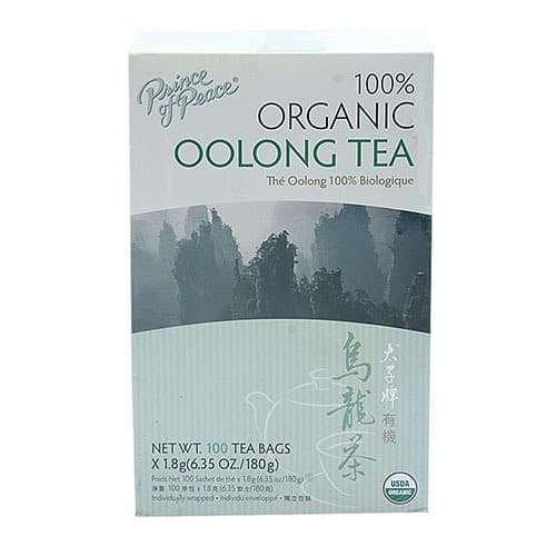Prince of Peace Organic Tea - Oolong - 100 Tea Bags