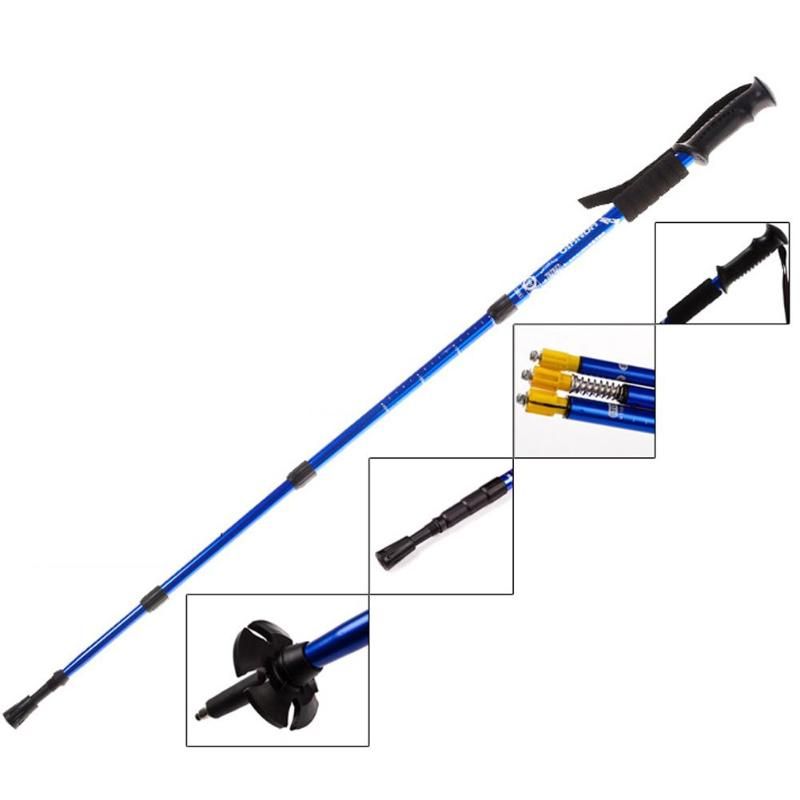 4 Section Adjustable Canes Ultralight Telescopic Pole Cane