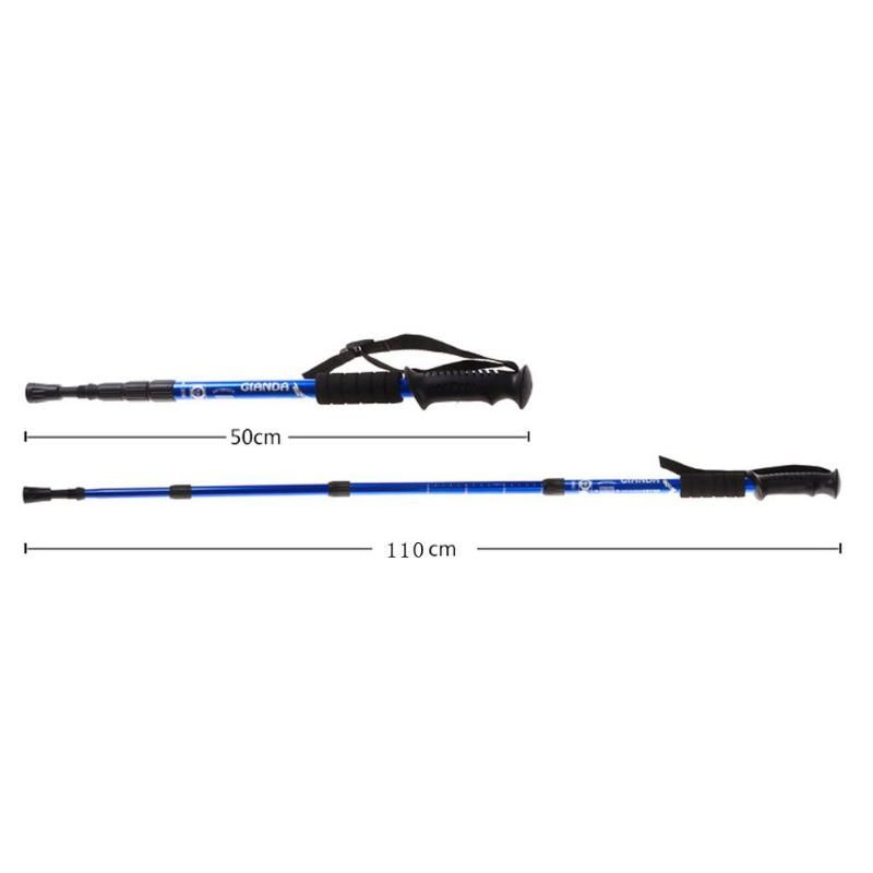 4 Section Adjustable Canes Ultralight Telescopic Pole Cane