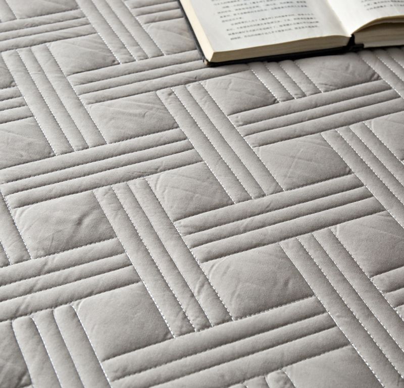 Quilted Fitted Mattress Protector/Cover Waterproof Grey