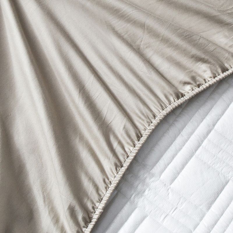 Quilted Fitted Mattress Protector/Cover Waterproof Grey