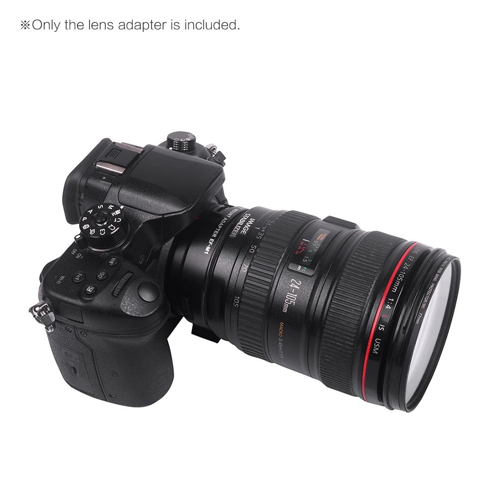 Viltrox EF-M1 Lens Adapter Ring Mount AF Auto Focus Aperture Control VR Stabilization For  EF/EF-S Lens To M4/3 Micro Four Thirds Camera For Panasonic GH5/4/3 Olympus