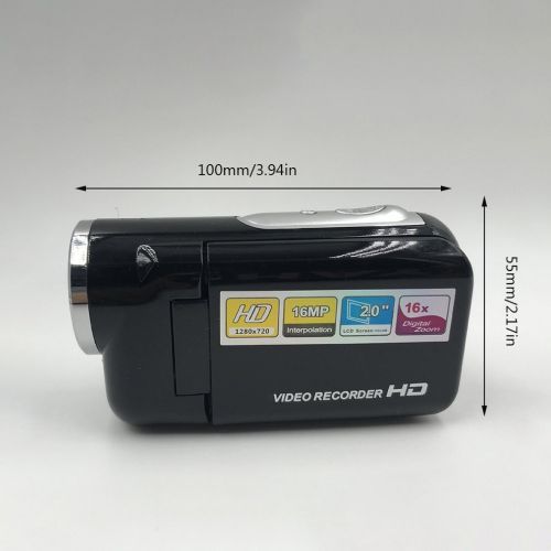 2.0 Inch TFT LCD Screen Digital Camera XD22 16MP HD 1280 X 720 16X Digital Zoom Toy Camera Video Recorder Support Many Lanuage CHSMALL