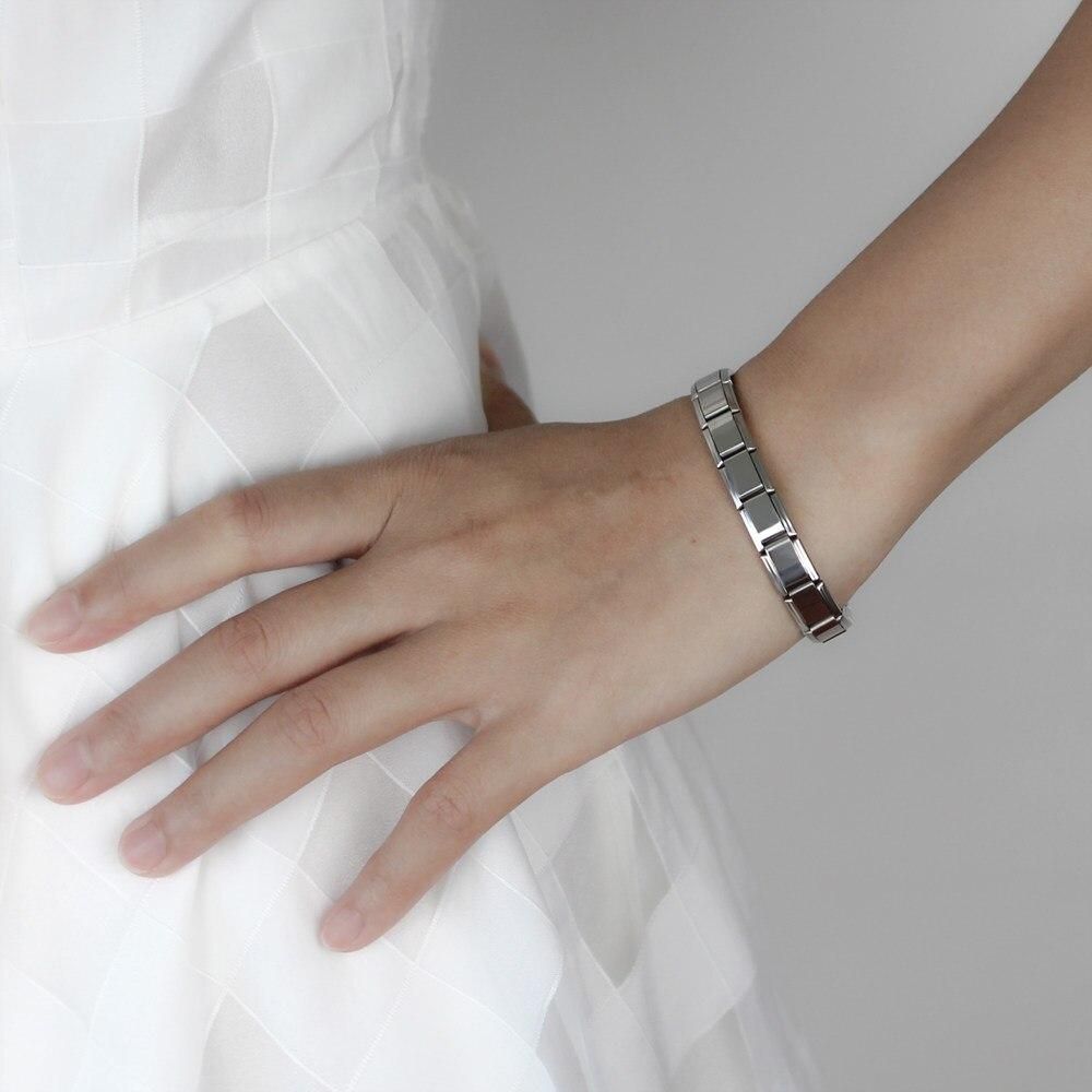 Hapiship New Fashion Women Jewelry 9mm Width  Color Stainless Steel Bracelet Bangle Girls Wedding Gift G108