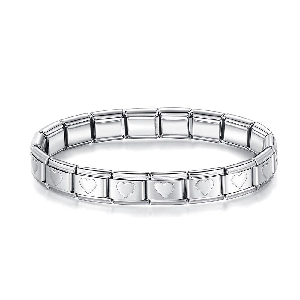 Hapiship New Fashion Women Jewelry 9mm Width  Color Stainless Steel Bracelet Bangle Girls Wedding Gift G108