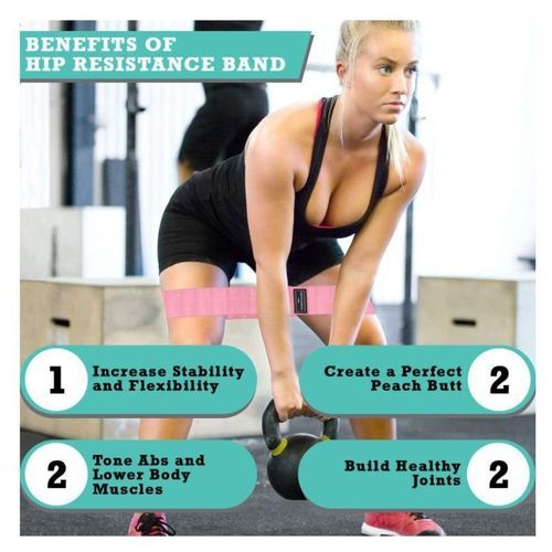 Resistance Bands Set Fitness Exercise Bands Elastic Workout Bands Booty Yoga Sports Fitness Bands