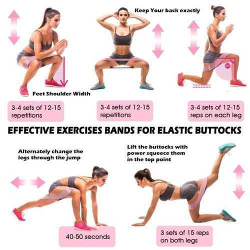 Resistance Bands Set Fitness Exercise Bands Elastic Workout Bands Booty Yoga Sports Fitness Bands