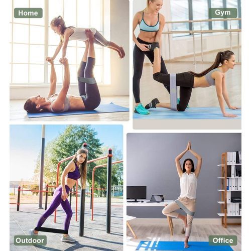 Resistance Bands Set Fitness Exercise Bands Elastic Workout Bands Booty Yoga Sports Fitness Bands