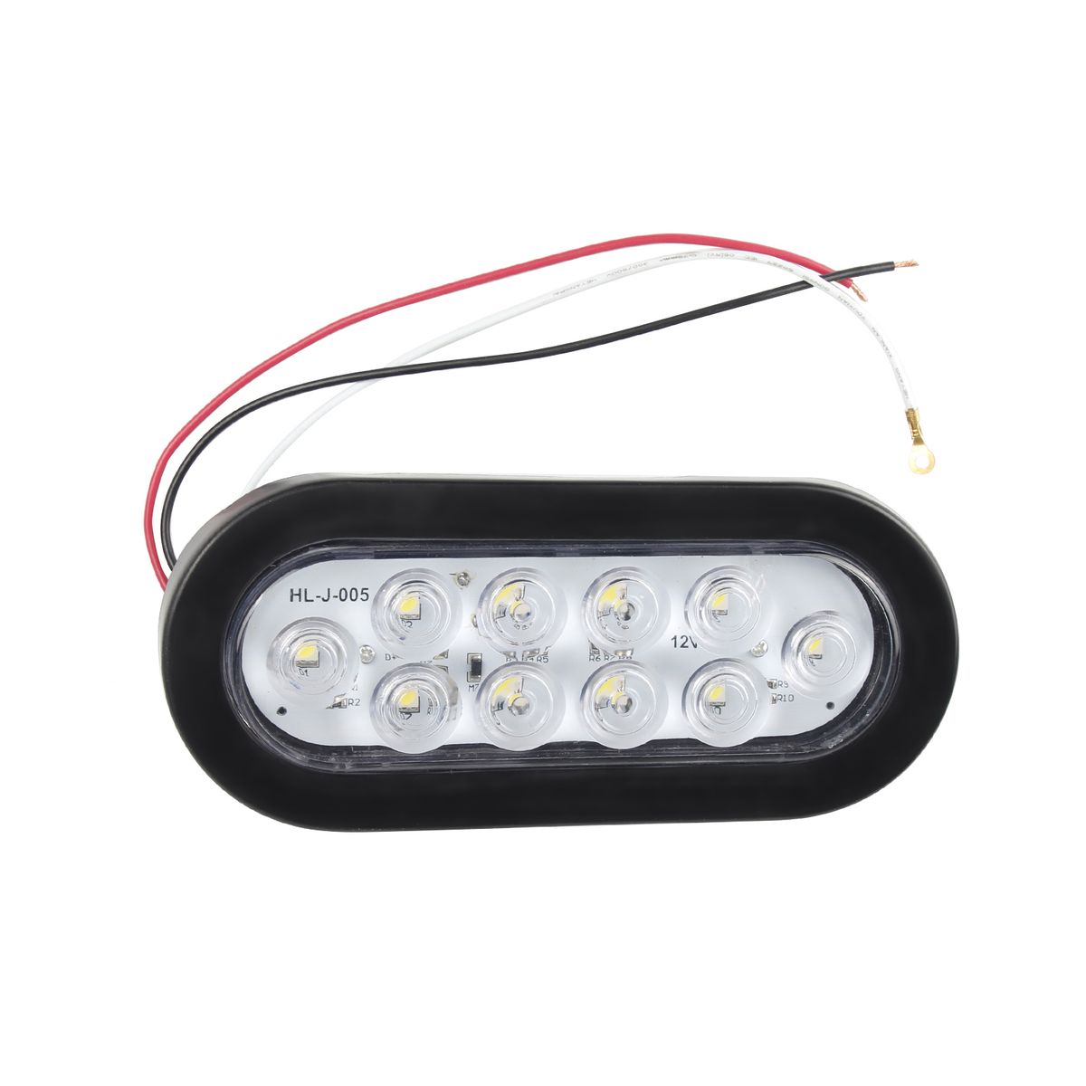2PCS Oval Sealed LED Turn Signal And Parking Light Kit With