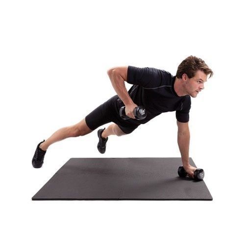 4in1 Interlock Mat For Exercise-Black