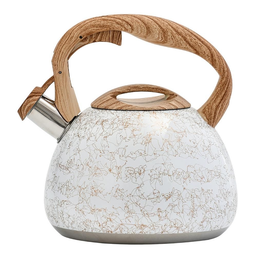 2.8L Stainless Steel Whistling Tea Kettle Line Design