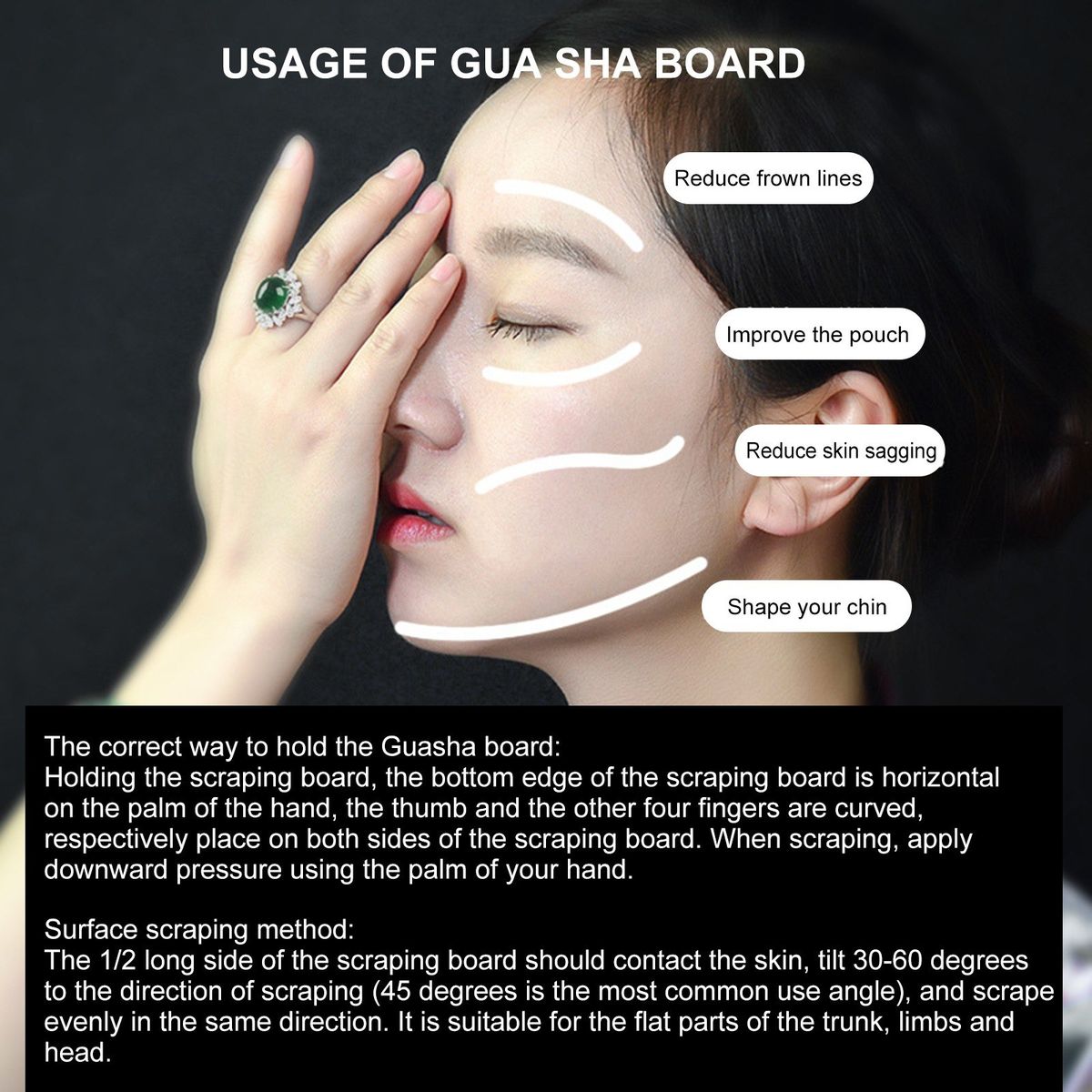 Guasha Board Gua Sha Facial Tool Gua Sha Scraping Massage
