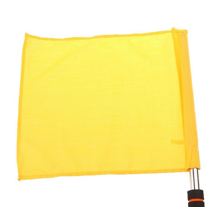 Referee Football Soccer Hocky Lineman Flag Hand Flag Sports Yellow