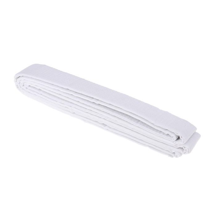 Prettyia Taekwondo Belt Karate Double Wrap Belt Pro Martial Arts White