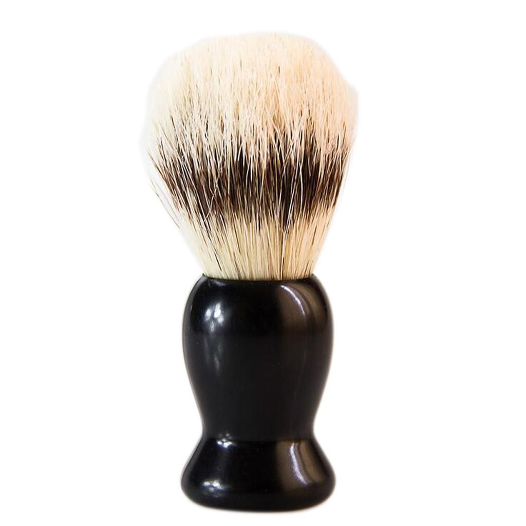 Men's Soft Bristle Brush W/ Steel Shaving Bowl Mug Shaving Grooming
