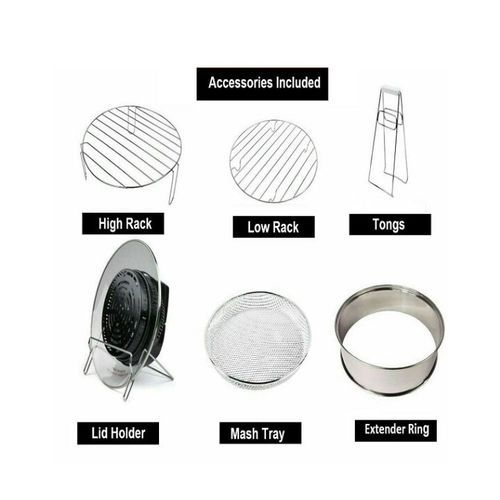 17L Halogen Oven With Extender Ring - 1400W