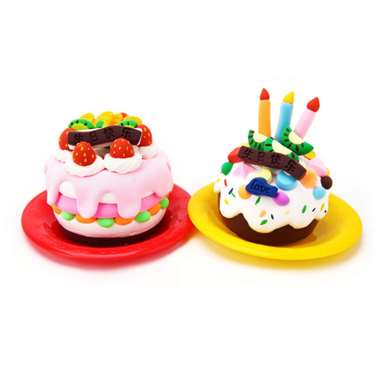Color Play Dough Model Tool Toys Set,D
