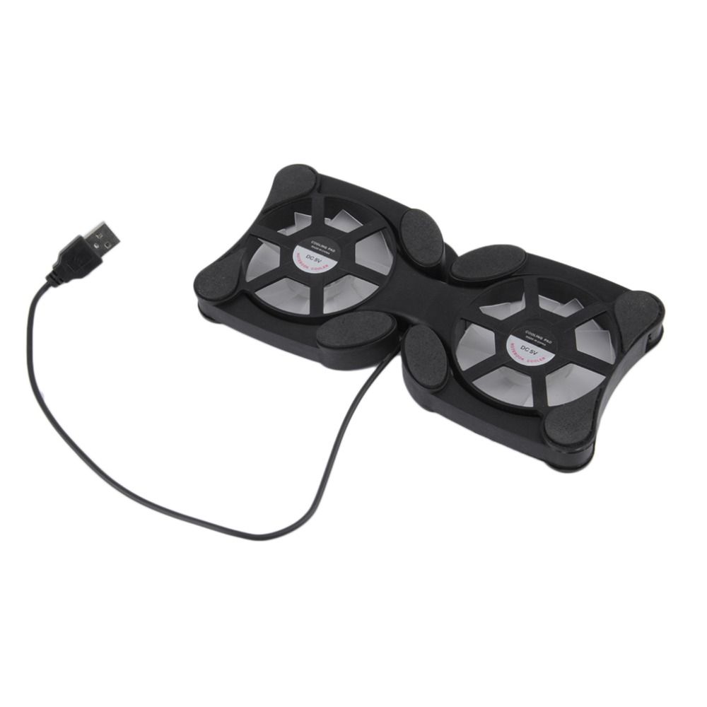 1 Pc Usb Double Fans Port Mini Portable Ocus Notebook 14