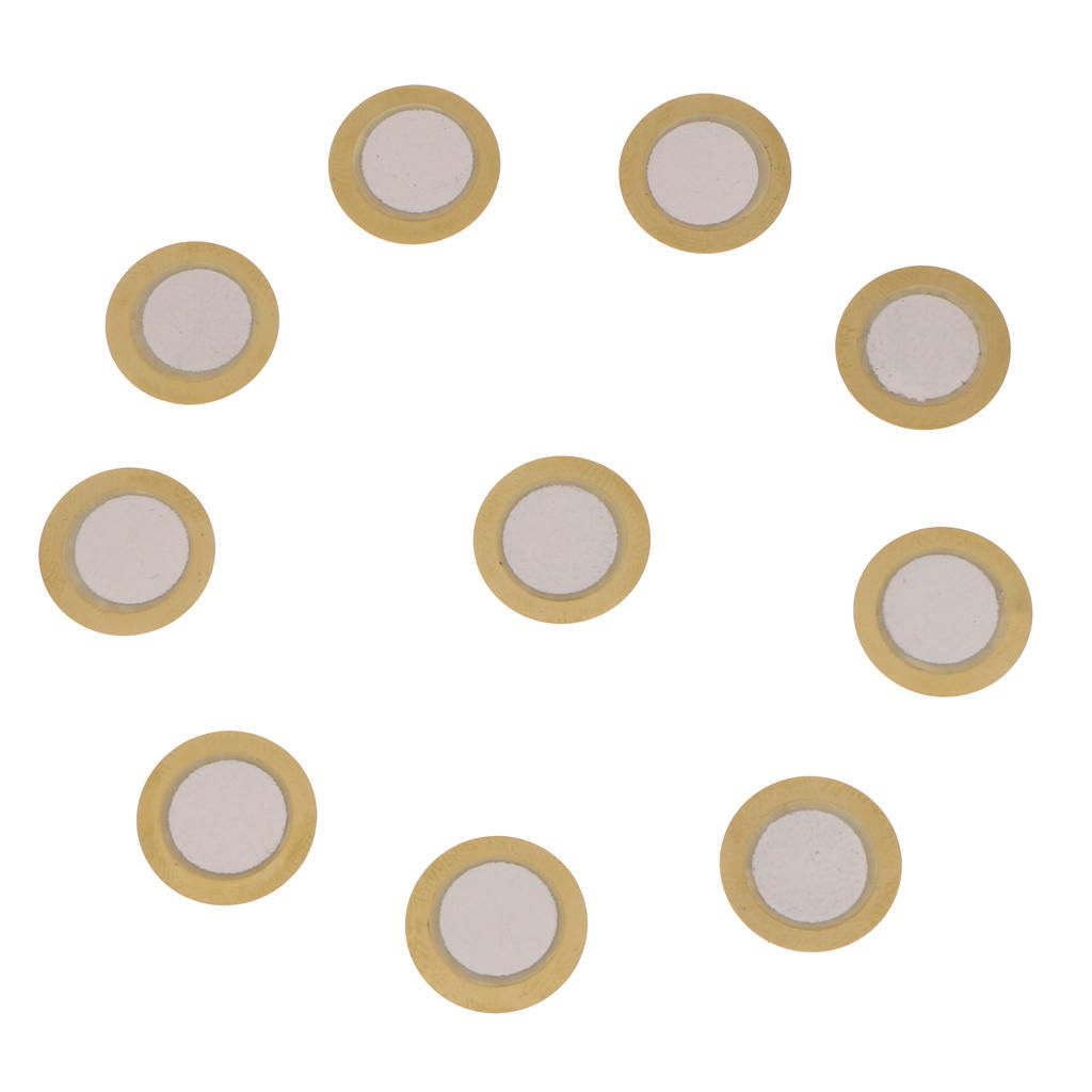 10x 15 Mm Dia Piezoelectric Ceramic  Disc For Electrical