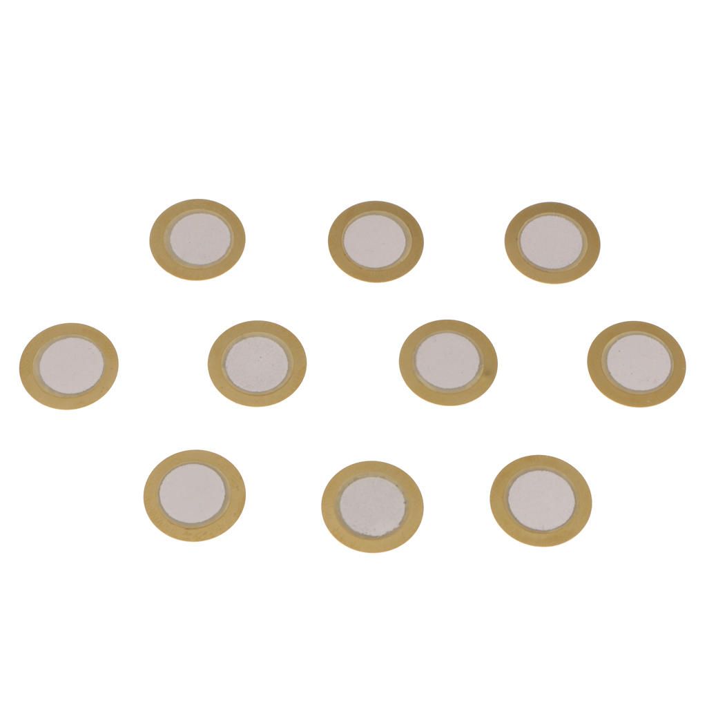 10x 15 Mm Dia Piezoelectric Ceramic  Disc For Electrical