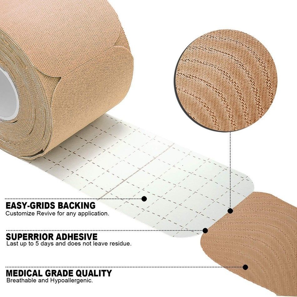 Worthwhile 5cm*5m Pre Cut Kinesiology Tape Athleti