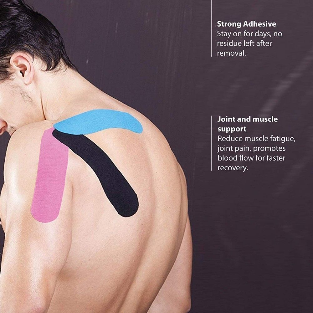 Worthwhile 5cm*5m Pre Cut Kinesiology Tape Athleti