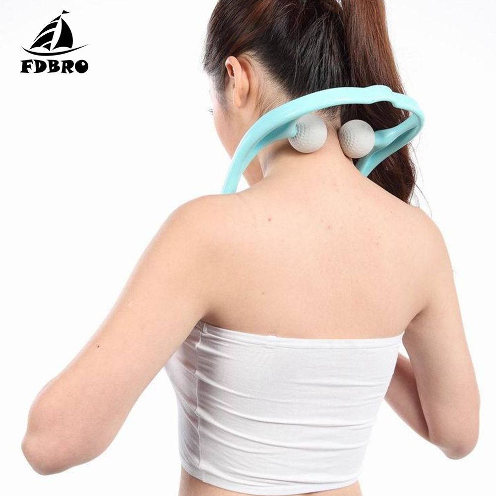 Fdbro Neck Massager For Neck And Shoulder Dual Trigger Tool