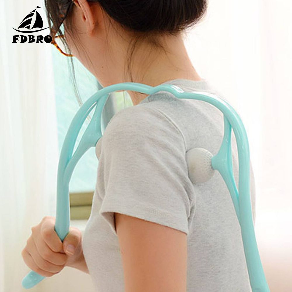 Fdbro Neck Massager For Neck And Shoulder Dual Trigger Tool
