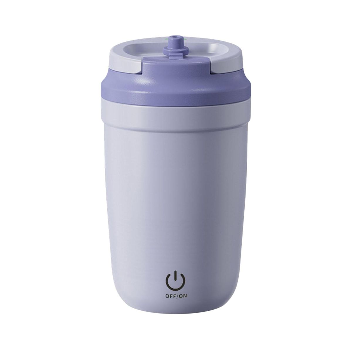 Hot Drink Mixer Portable Rechargeable Electric Stirring Cup for Coffee Purple