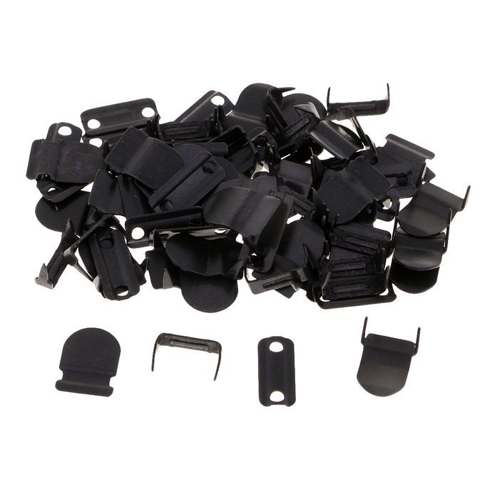 20 Sets Made Of Copper Black Trouser Skirt NoSew Hook And Eye Black