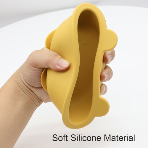 Silicone Suction Bowl For Babies Toddlers Self Feeding Baby