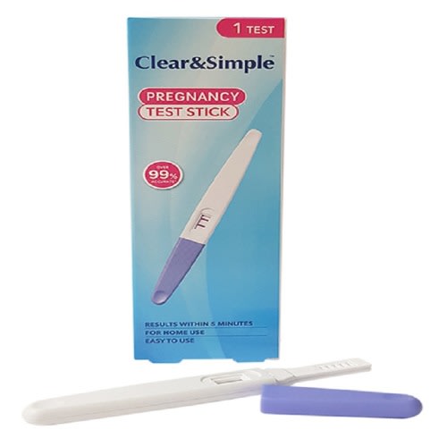Clear & Simple Pregnancy Test Strips- 1 Tests