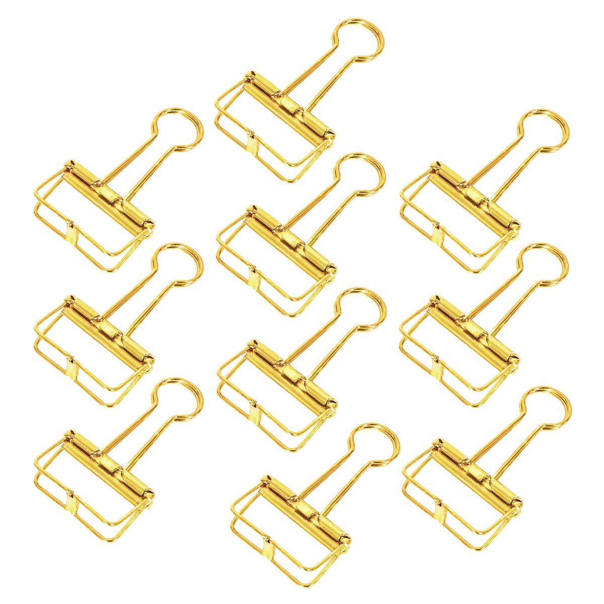 Metal Wire Paper Clamp Binder Clips Colored Multifunction