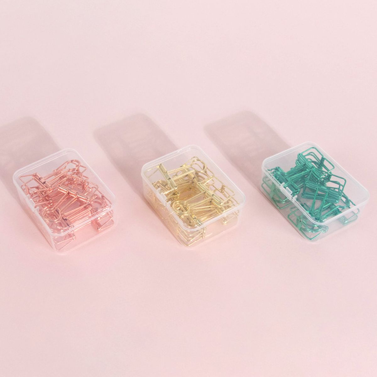 Metal Wire Paper Clamp Binder Clips Colored Multifunction