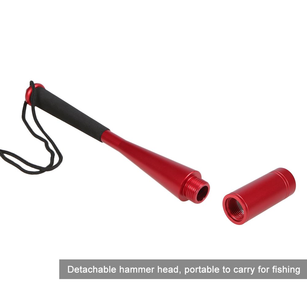 Portable Aluminum Alloy Fish Hammer Metal Fishing Bat